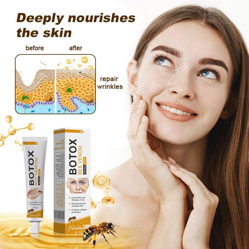 (✅Made and Shipped from UK👨⚕️)✨Flysmus® Botox Bee Venom Wrinkle Removal Cream-Last Day Promotion 70% OFF