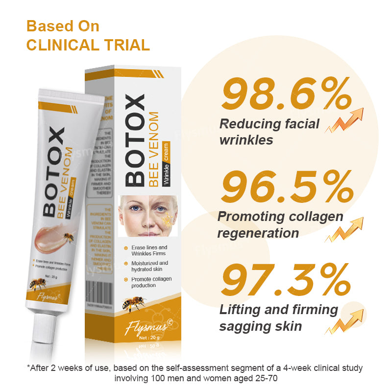 🐝🌟MHRA Approved✨Flysmus® Botox Bee Venom Wrinkle Removal Cream-Last Day Promotion 70% OFF