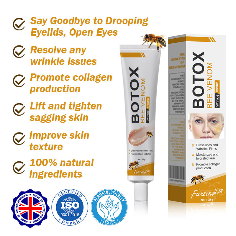 (✅Made and Shipped from UK👨⚕️)✨Flysmus® Botox Bee Venom Wrinkle Removal Cream-Last Day Promotion 70% OFF