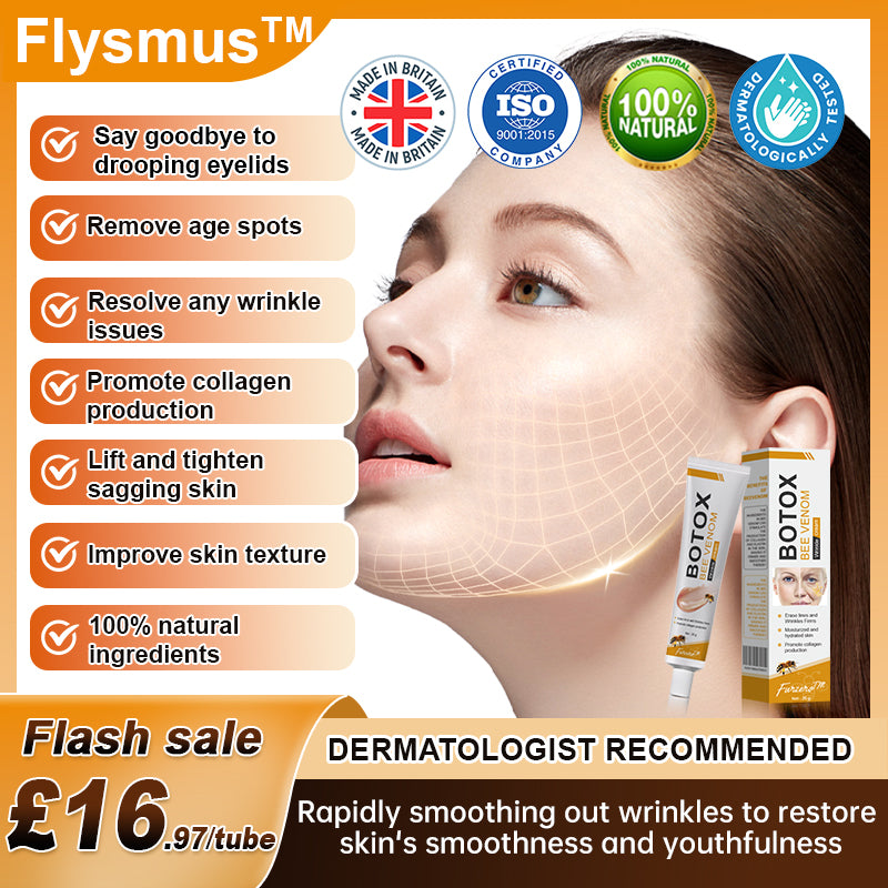 💐Made and Shipped from UK✨Flysmus® Botox Bee Venom Wrinkle Removal Cream-Last Day Promotion 70% OFF